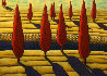 Occupied Earth 1997 39x55 Original Painting by Jacques Tange - 0 Occupied Earth 1997 39x55 Original Painting by Jacques Tange - 0
