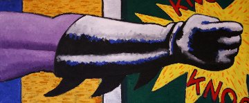 Who's There 2016 70x31 Super Super Huge Original Painting - Jacques Tange Who's There 2016 70x31 Super Super Huge Original Painting - Jacques Tange