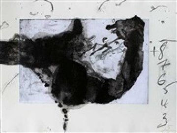 Komposition (From Un Vase De Terre) 1988 Limited Edition Print - Antoni Tapies Komposition (From Un Vase De Terre) 1988 Limited Edition Print - Antoni Tapies