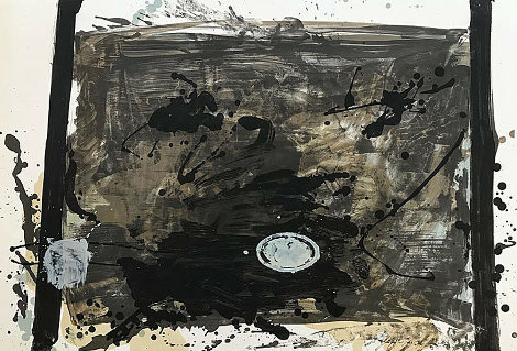 Untitled Lithograph EA 1970 Limited Edition Print - Antoni Tapies
