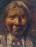 American Indian 1970 45x33 - Huge Original Painting by Jorge Tarallo Braun - 0