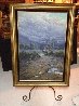 Cowboy in the Valley 1982 36x24 Original Painting by Jorge Tarallo Braun - 1