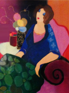 In Bloom 2000 Limited Edition Print - Itzchak Tarkay In Bloom 2000 Limited Edition Print - Itzchak Tarkay