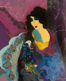 Untitled Serigraph Limited Edition Print - Itzchak Tarkay Untitled Serigraph Limited Edition Print - Itzchak Tarkay