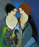 Jessica and Linda Sharing Secrets 2004 HC Limited Edition Print by Itzchak Tarkay - 0