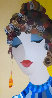 Close Up 2007 51x26 Original Painting by Itzchak Tarkay - 0 Close Up 2007 51x26 Original Painting by Itzchak Tarkay - 0