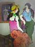 Going Out 2005 24x22 Original Painting by Itzchak Tarkay - 0