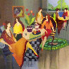 Lunch in the Blue 2007 Limited Edition Print by Itzchak Tarkay - 0 Lunch in the Blue 2007 Limited Edition Print by Itzchak Tarkay - 0