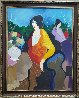 Eloisa 46x38 Original Painting by Itzchak Tarkay - 2 Eloisa 46x38 Original Painting by Itzchak Tarkay - 2