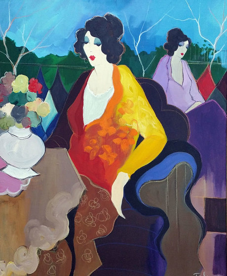 Eloisa 46x38 Original Painting by Itzchak Tarkay Eloisa 46x38 Original Painting by Itzchak Tarkay