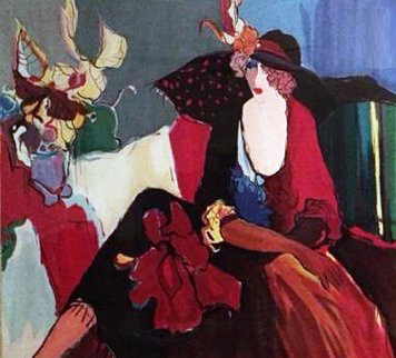 Lady in Red 1993 Limited Edition Print - Itzchak Tarkay Lady in Red 1993 Limited Edition Print - Itzchak Tarkay