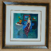A Moment of Peace II 2005 Limited Edition Print by Itzchak Tarkay - 2 A Moment of Peace II 2005 Limited Edition Print by Itzchak Tarkay - 2