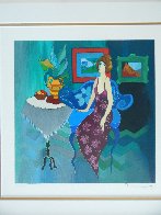 A Moment of Peace II 2005 Limited Edition Print by Itzchak Tarkay - 1 A Moment of Peace II 2005 Limited Edition Print by Itzchak Tarkay - 1