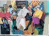 Cafe De Paris 2002 38x50 Limited Edition Print by Itzchak Tarkay - 1 Cafe De Paris 2002 38x50 Limited Edition Print by Itzchak Tarkay - 1