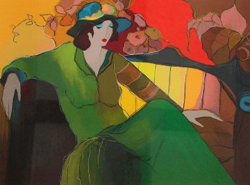 Nicolette 2011 Limited Edition Print - Itzchak Tarkay Nicolette 2011 Limited Edition Print - Itzchak Tarkay