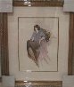 Untitled Woman 2002 35x21 Watercolor by Itzchak Tarkay - 1 Untitled Woman 2002 35x21 Watercolor by Itzchak Tarkay - 1