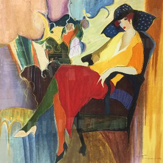 Springtime 1992 Limited Edition Print - Itzchak Tarkay Springtime 1992 Limited Edition Print - Itzchak Tarkay