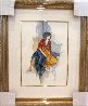 Untitled Watercolor 2007 25x21 Watercolor by Itzchak Tarkay - 1 Untitled Watercolor 2007 25x21 Watercolor by Itzchak Tarkay - 1