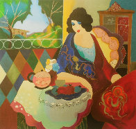 Solitude II 2004 Limited Edition Print by Itzchak Tarkay - 0 Solitude II 2004 Limited Edition Print by Itzchak Tarkay - 0