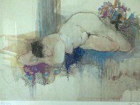 Peaceful Life Limited Edition Print by Itzchak Tarkay - 1 Peaceful Life Limited Edition Print by Itzchak Tarkay - 1