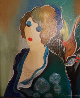 Holiday Eve 2001 Embellished Limited Edition Print by Itzchak Tarkay - 0 Holiday Eve 2001 Embellished Limited Edition Print by Itzchak Tarkay - 0