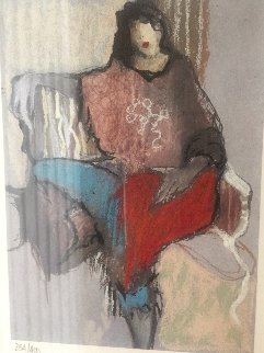 Elegance II 1995 Limited Edition Print - Itzchak Tarkay Elegance II 1995 Limited Edition Print - Itzchak Tarkay