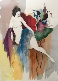 Andrea 1997 Limited Edition Print - Itzchak Tarkay Andrea 1997 Limited Edition Print - Itzchak Tarkay