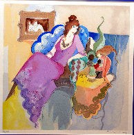 Le Salon I 1996 Limited Edition Print by Itzchak Tarkay - 2 Le Salon I 1996 Limited Edition Print by Itzchak Tarkay - 2
