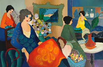 Michelle Lovely 2003 Limited Edition Print - Itzchak Tarkay Michelle Lovely 2003 Limited Edition Print - Itzchak Tarkay