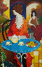 Charlena At Tea 2006 Limited Edition Print by Itzchak Tarkay - 0 Charlena At Tea 2006 Limited Edition Print by Itzchak Tarkay - 0