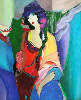 High Fashion 2005 Limited Edition Print - Itzchak Tarkay High Fashion 2005 Limited Edition Print - Itzchak Tarkay