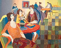 Afternoon Appetizers 2007 Limited Edition Print by Itzchak Tarkay - 0 Afternoon Appetizers 2007 Limited Edition Print by Itzchak Tarkay - 0