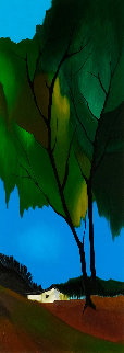 Foliage in Spring 2003 Limited Edition Print - Itzchak Tarkay Foliage in Spring 2003 Limited Edition Print - Itzchak Tarkay