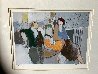 Casual Dining III AP 2000 Limited Edition Print by Itzchak Tarkay - 1 Casual Dining III AP 2000 Limited Edition Print by Itzchak Tarkay - 1