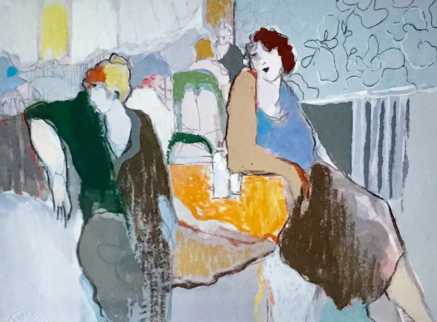 Casual Dining III AP 2000 Limited Edition Print by Itzchak Tarkay Casual Dining III AP 2000 Limited Edition Print by Itzchak Tarkay