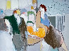 Casual Dining III AP 2000 Limited Edition Print by Itzchak Tarkay - 0 Casual Dining III AP 2000 Limited Edition Print by Itzchak Tarkay - 0