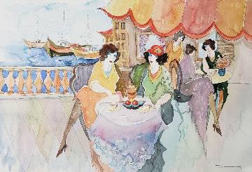 Untitled Watercolor 2002 15x22 Watercolor - Itzchak Tarkay Untitled Watercolor 2002 15x22 Watercolor - Itzchak Tarkay