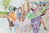 Untitled Watercolor 2002 15x12 Watercolor by Itzchak Tarkay - 0 Untitled Watercolor 2002 15x12 Watercolor by Itzchak Tarkay - 0