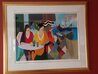 Jaffa Cafe 1991 Huge - HAIFA, Israel Limited Edition Print by Itzchak Tarkay - 1