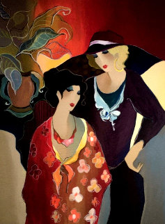 Just the Two of Us 2008 Limited Edition Print - Itzchak Tarkay Just the Two of Us 2008 Limited Edition Print - Itzchak Tarkay