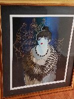 Liza At the Party 2001  Huge - 43x37 Limited Edition Print by Itzchak Tarkay - 1