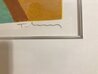 On the Terrace 1987 - Huge 38x45 Limited Edition Print by Itzchak Tarkay - 3