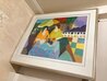 On the Terrace 1987 - Huge 38x45 Limited Edition Print by Itzchak Tarkay - 2