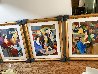 Cafe Select - Framed Set of 3 Huge Serigraphs Limited Edition Print by Itzchak Tarkay - 6