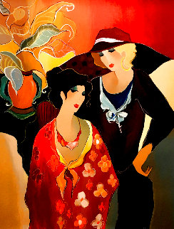 Just the Two of Us EA Limited Edition Print - Itzchak Tarkay Just the Two of Us EA Limited Edition Print - Itzchak Tarkay