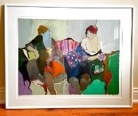 Two Women on a Sofa 1980 Limited Edition Print by Itzchak Tarkay - 1 Two Women on a Sofa 1980 Limited Edition Print by Itzchak Tarkay - 1