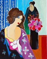 Quiet Reflection 2001 Limited Edition Print by Itzchak Tarkay - 0 Quiet Reflection 2001 Limited Edition Print by Itzchak Tarkay - 0