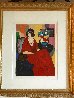 Untitled Portrait of a Woman Edition 241/350 Made by the Hand of the Artist Limited Edition Print by Itzchak Tarkay - 1