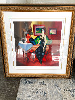 A Moment of Peace 2005 Limited Edition Print by Itzchak Tarkay - 1 A Moment of Peace 2005 Limited Edition Print by Itzchak Tarkay - 1