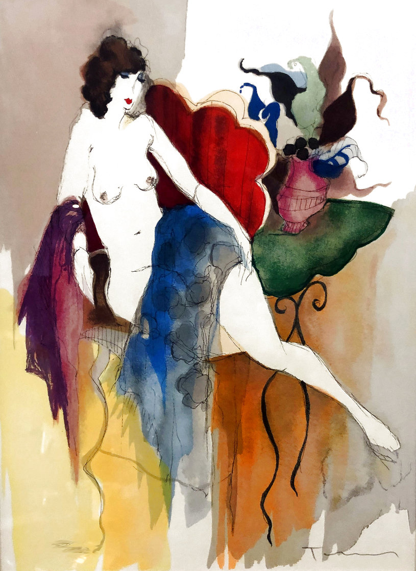 Andrea Limited Edition Print by Itzchak Tarkay Andrea Limited Edition Print by Itzchak Tarkay
